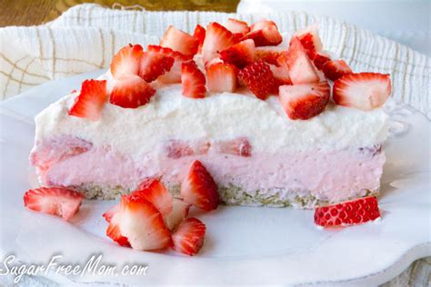 No Bake Fresh Strawberry Cream Pie Diabetes Daily