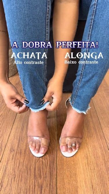 A Dobra Perfeita em 2024 Calça jeans de cintura alta Calça para