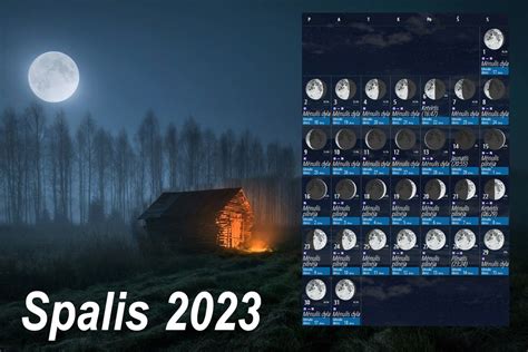 Mėnulio Kalendorius 2023 Metams