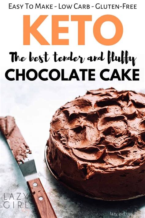 The Best Keto Chocolate Cake Low Carb Recipe Lazy Girl Blog