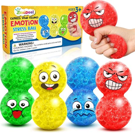 Pelotas antiestrés de emoción Pelotas sensoriales para niños y adultos