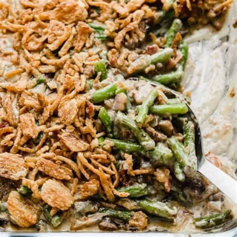 Bacon Green Bean Casserole - Salt & Baker