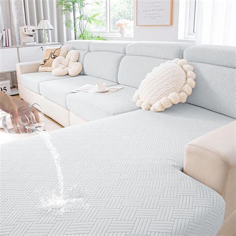 Hyha Waterproof Couch Cushion Covers Stretch Magic Sofa Covers Washable Waterproof