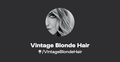 Vintage Blonde Hair Linktree