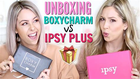 Unboxing Ipsy Glam Bag Plus VS Boxycharm August 2019 YouTube