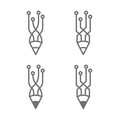 Premium Vector Pen Education Template Vector Icon