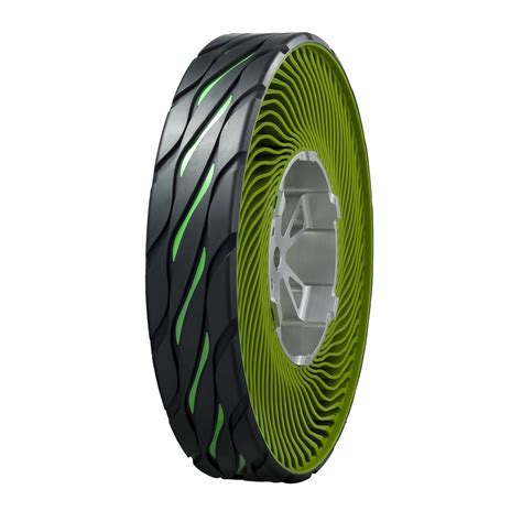 bridgestone develops airless tire concept car body design
