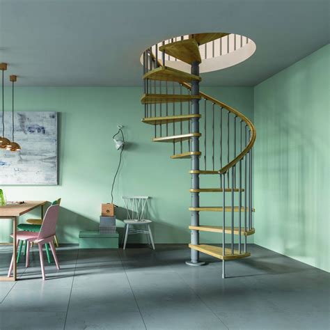 L L Stairs Spiral Staircase Type Gamia Plus