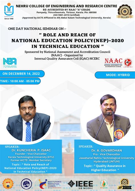 National Seminar on Role and Reach of National Education Policy(nep