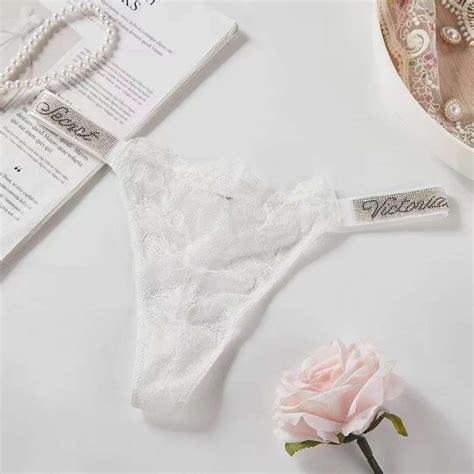 Victoria S Secret Luxury Rhinestone Brand Design Sexy Lace Women S Lingerie Aqtp Shopee