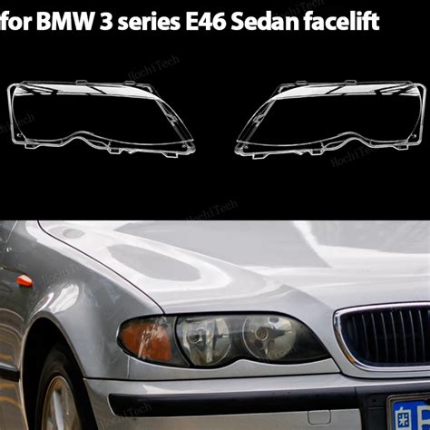 Car Headlamp Cover Headlight Glass Cover Lamp Hade Bright Shell Cover For Bmw 3 Series E46