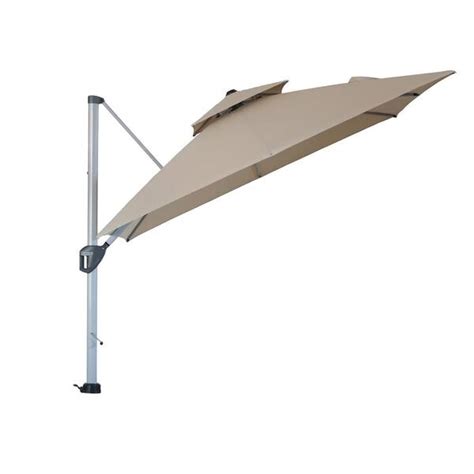 Mondawe Ft Square Degree Rotation Aluminum Cantilever Patio