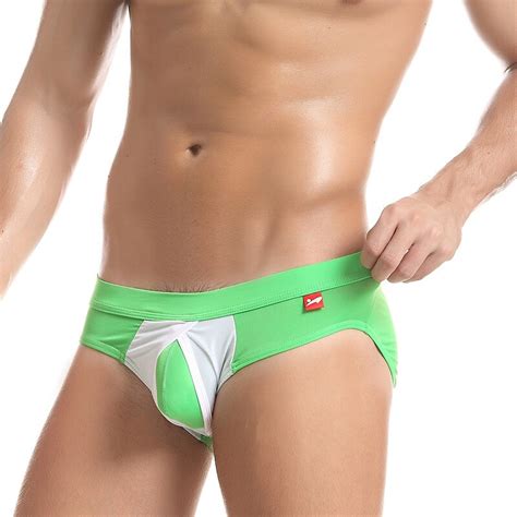 Ropa Interior Sexy Gay Para Hombre Calzoncillos Finos De Nailon