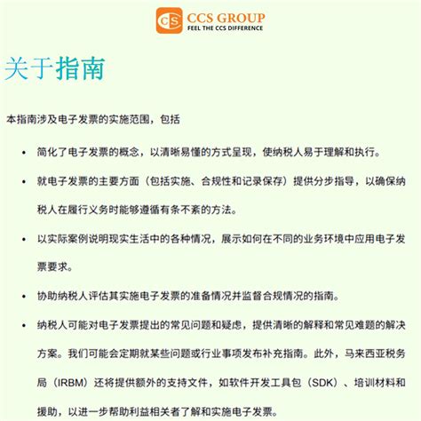 马来西亚内陆税收局 Irbm 2023 年电子发票指南快速略读 Ccs