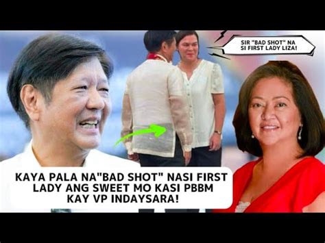 PBBM SINAGOT NA ANG PAGKA BAD SHOT NI FIRST LADY LIZA MARCOS KAY VP