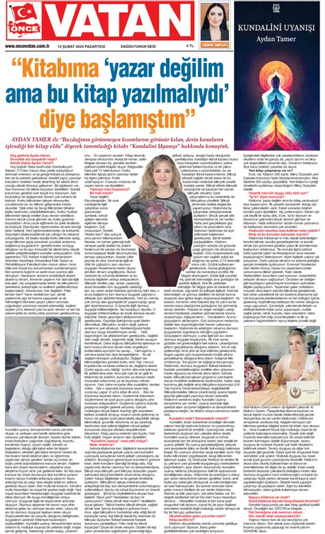 Nce Vatan Gazetesi Ubat Pazartesi Tarihli Gazete Sayfalar