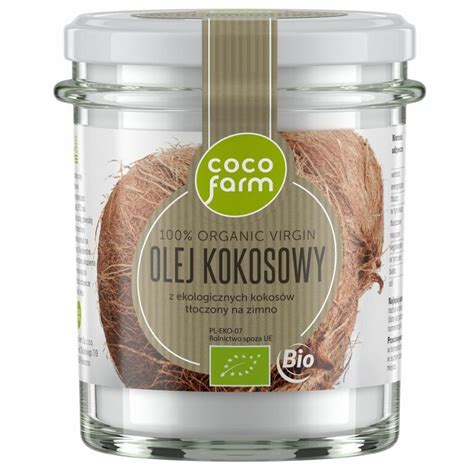 Olej Kokosowy Z Filipin Organic Virgin Nierafinowany Ekologiczny G