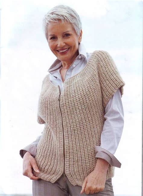 Женский жилет спицами, больше 50 моделей со схемами и описанием ...