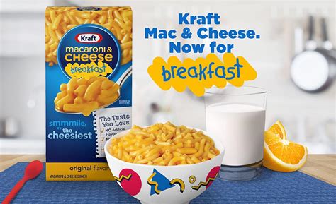 kraft mac cheese  breakfast    prepared foods