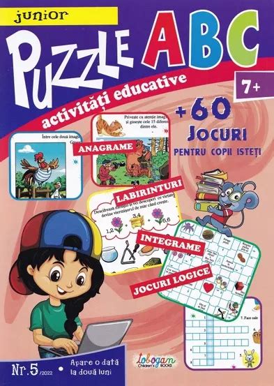 Puzzle Abc Nr Activitati Educative De Anonim Bookzone