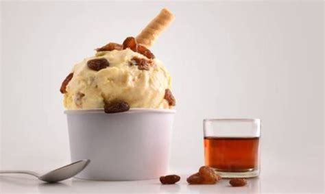 Como Hacer Helado De Ron Con Pasas Recette Glace Alimentation Rhum