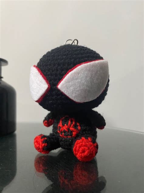 Crochet Miles Morales Doll Hobbies And Toys Stationery And Craft