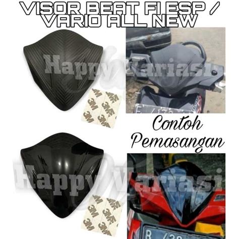 Visor Honda Beat Fi Esp Injeksi Model Tgp Visor Vario All New