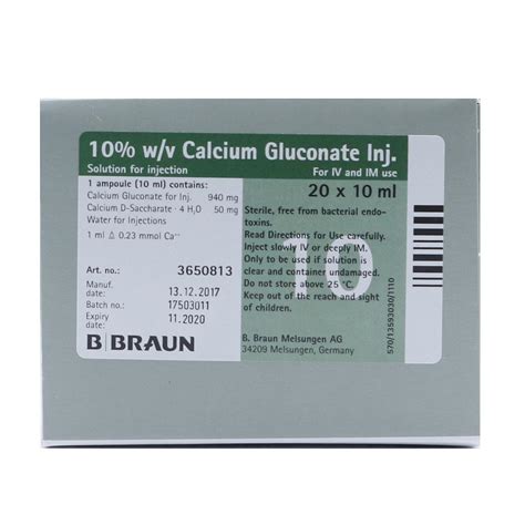 Calcium Gluconate Iv