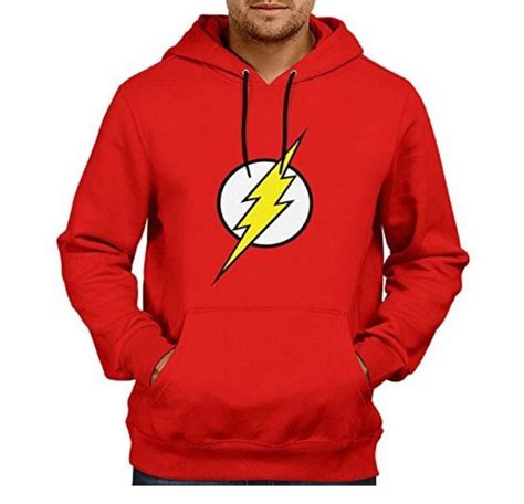 The Flash Superhero Premium Cotton Hoodie Sweatshirt Printed Hooded