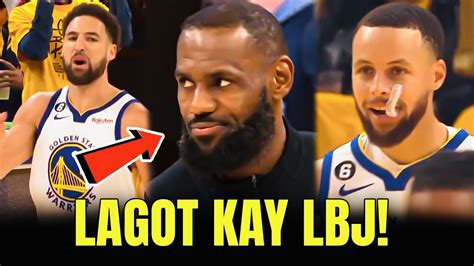 Napangiti Na Lang Si Lebron Halimaw Si Klay Steph Curry Naisahan Ang