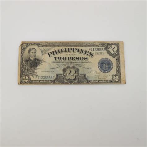 Philippines Wwii Victory Peso Note Property Room