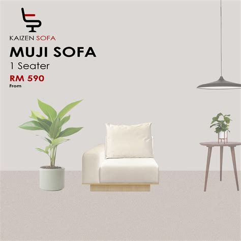muji  seater kaizen sofa
