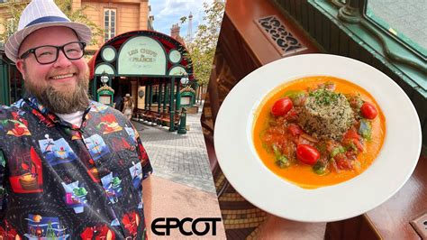 EPCOT Chefs De France Restaurant Eating Escargots Remy S