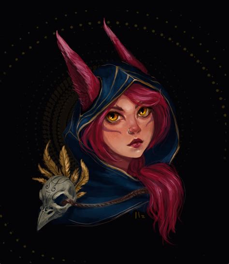 Xayah Portrait Wallpapers And Fan Arts League Of Legends Lol Stats