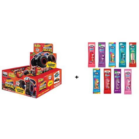 KIT opção para atingir frete Hot Wheels Monster Trucks Chiclete Tutti frutti Escolha para
