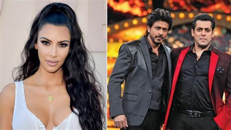 Kim Kardashian Is A Big Fan Of Shah Rukh Khan And Salman Khan Iwmbuzz