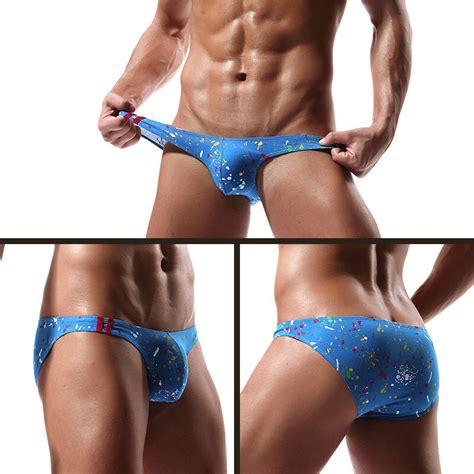 Men S Underwear Bikini Thongs T Back Bulge Pouch G String Shorts Briefs Tangas Ebay