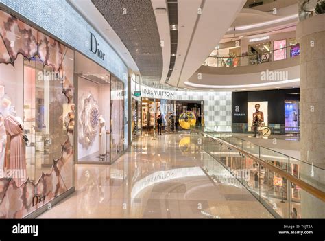 Luxury Stores In Ion Orchard Mall Orchard Road Singapore Stock Photo