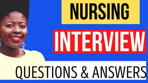 Nursing Interview Questions And Answers For Nhs Jobs And Care Homes Youtube