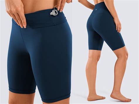 CRZ Yoga Women S Naked Feeling Biker Shorts 3 4 6 8 10 High Waisted Yoga