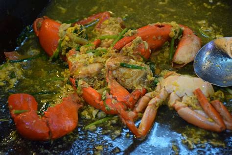 Stir Fried Crab With Curry Powder Stock Image Image Of Eating Dinner