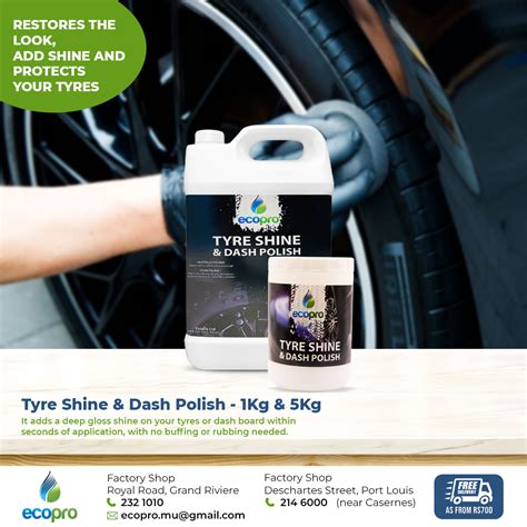 Tyre Shine And Dash Polish Ecopro