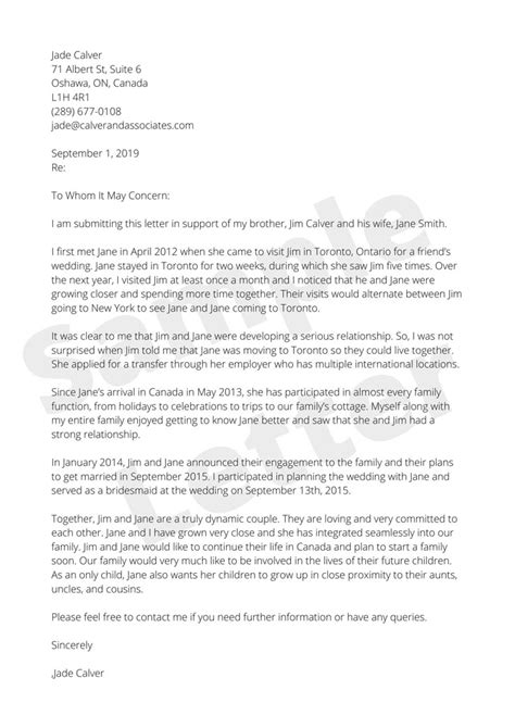 Proof Of Relationship Letter Sample Included Lettering Support