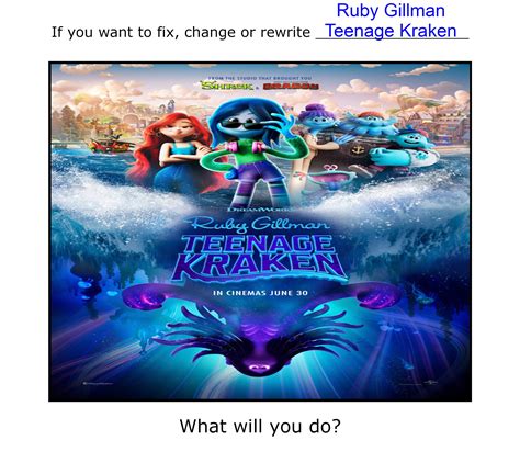 If you want to fix, change or rewrite Ruby Gilman Teenage Kraken, what