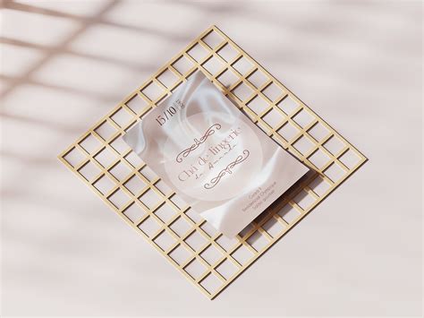 Convite Ch De Lingerie On Behance