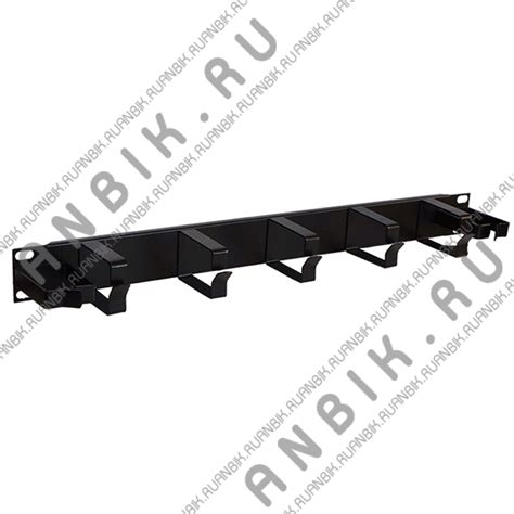 RC19 ГКО-7-9005 Кабельный органайзер горизонтальный 19 1U 5+2 ...