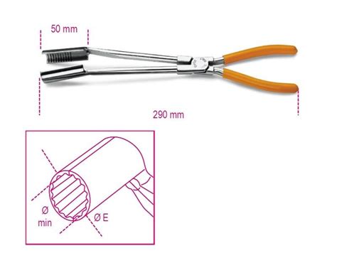 Triverti Zange F R Z Ndkerzenstecker Backen Gebogen Lang Von