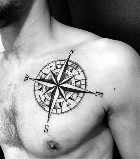 Geometric Compass Tattoo Designs For Men Cool Geometry Ideas