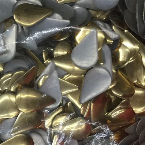 Pcs Mm Gold Hot Fix Studs Drop Diamond Shape Iron On Nailhead Hotfix For Diy Rhinestuds