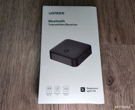 Компактный Bluetooth 5.0 приёмо-передатчик Ugreen CM144